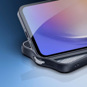 Dux Ducis Aimo Suojakuori Samsung Galaxy A55:lle - musta