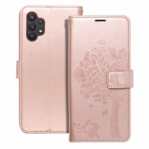 MEZZO Kirjasuojakuori Samsung A32 5G:lle tree ruusukulta