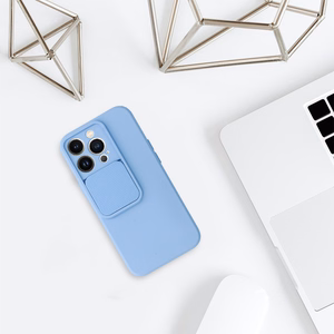 Camshield Soft Suojakuori iPhone 13 Pro:lle vaaleansininen
