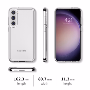 Crong Crystal Shield Cover for Samsung Galaxy S23+, clear