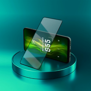 Karkaistu lasi 3mk HardGlass Max Lite musta Motorola Moto G55 5G:lle