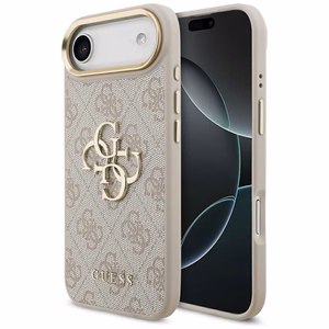 GUESS Suojakuori IPHONE 17 Air GUHCP17M4GMGCPI (PU W/ Big 4G Classic Logo) kultainen vaaleanpunainen