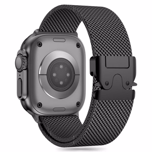 Tech-Protect Milano hihna Apple Watch 6 / 7 / 8 / 9 / 10 / SE / Ultra 1 / 2:lle (44 / 45 / 46 / 49 mm) - musta