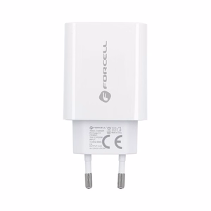Puhelinlaturi Forcell F-Energy USB C QC4.0 PD 3A 20W + kaapeli USB C - Lightning TFK-TC-20WPD valkoinen