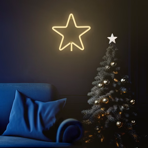 Neon LED CHRISTMAS PENTASTAR warm white FLNE22 Forever Light