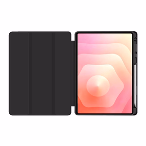 Tech-Protect SmartCase Pen -suojakuori Samsung Galaxy Tab S12+ 12.4" X840 / X846B -mallille, musta