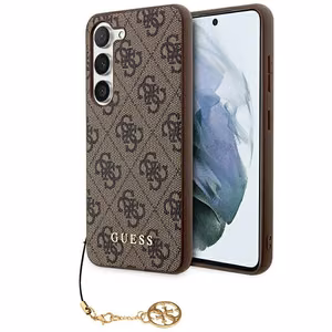 Guess 4G Charms Collection Suojakuori Samsung Galaxy A35:lle - ruskea
