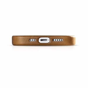 iCarer Öljyvaha Premium Nahkakotelo iPhone 14 Plus Magneettinen nahkakotelo MagSafe ruskea (WMI14220703-TN)