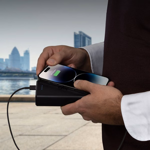 Powerbank Puro Fast 20000 mAh 2x USB-A + 1x USB-C - musta
