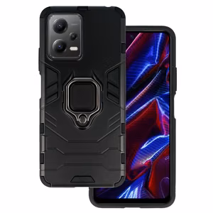 Ring Armor Suojakuori Xiaomi Redmi Note 12 5G/Poco X5:lle musta
