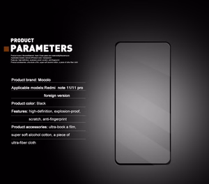 Mocolo 2.5D Full Glue Glass tempered-glass screen protector for Xiaomi Redmi Note 11 Pro / Note 11 Pro+