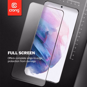 Crong 7D Nano Flexible Glass 9H hybridinäytönsuoja laitteelle Samsung Galaxy S21