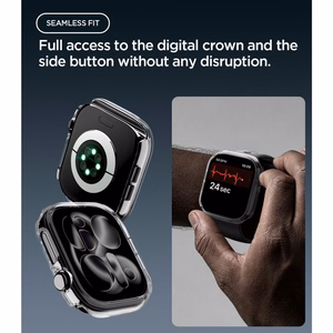 Spigen Thin Fit -suojakuori laitteelle Apple Watch 42 mm – läpinäkyvä