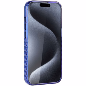 Audi IML Big Logo MagSafe Suojakuori iPhone 15 Pro:lle - sininen