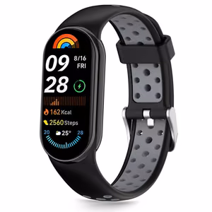 Tech-Protect Iconband Air Xiaomi Smart Band 8/9/10/NFC musta/harmaa