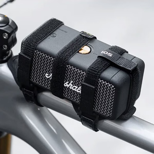 Rockbros 50210064001 Velcro-pyörähihna Bluetooth-kaiuttimelle tai juomapullolle - musta
