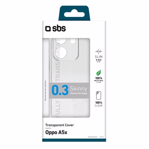 SBS Skinny Cover for Oppo A5X - Transparent