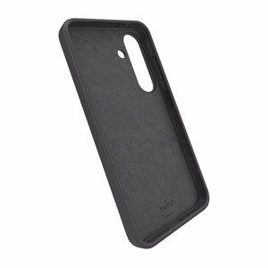 Puro Icon silikoninen suojakuori Samsung Galaxy S25 -puhelimelle - musta