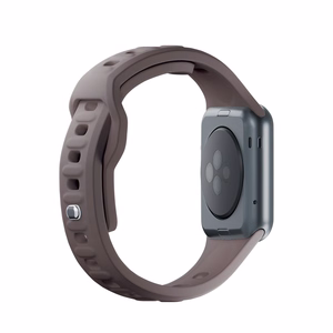 3mk-silikoniranneke Apple Watchille, 38/40/41/42 mm, Taupe, pieni koko