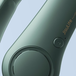 Jisulife Life3 kannettava USB-niskatuuletin, vihreä