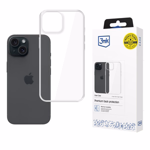 3mk Clear Case -suojakuori mallille iPhone 13 / 14 – läpinäkyvä
