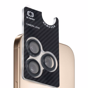 Tel Protect 3D Lens Aramid Series -karkaistut suojalasit Apple iPhone 18 Pro- ja iPhone 18 Pro Max -puhelinten kameralinsseille (3 kpl)