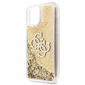 Guess 4G Big Liquid Glitter suojakuori iPhone 11 6.1" / Xr:lle - kultainen