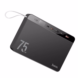 Hoco J94 Overlord varavirtalähde 22,5W 75000 mAh musta
