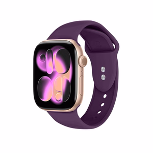 Crong Liquid strap for Apple Watch 44 / 45 / 46 / 49 mm, plum