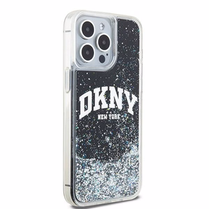 DKNY alkuperainen kovakuori Liquid Glitter Big Logo DKHCP14XLBNAEK iPhone 14 Pro Max:lle - musta