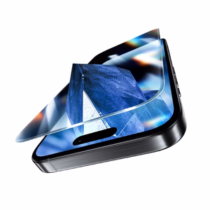 Benks Karkaistu lasi Glass Warrior Sapphire Coating (LS65) iPhone 16 Pro Max:lle musta (Thin Edge)