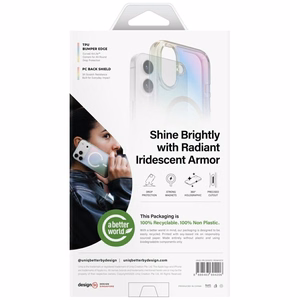 Uniq Iridescia Magclick Lataussuojakuori iPhone 17:lle - Moniväri