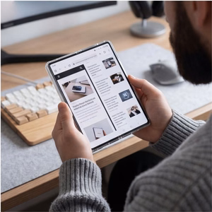 Tech-Protect FlexAir Hybrid -suojakuori mallille Samsung Galaxy Z Fold 8 Ultra – läpinäkyvä