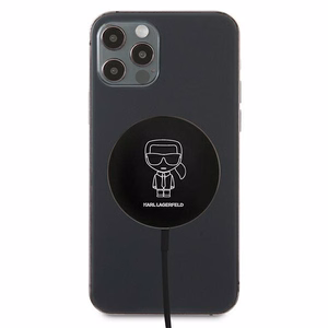 Karl Lagerfeld 15W langaton latauslaite MagSafe - musta