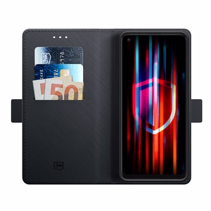 3mk Wallet Case lompakkokuori Oppo A78 4G - musta