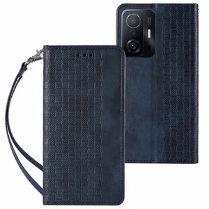 Magneetti hihna Kotelo Kotelo Samsung Galaxy A13 5G pussi lompakko + Mini Lanyard riipus Sininen