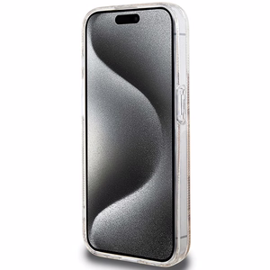 Guess IML GCube MagSafe Suojakuori iPhone 15 Pro Max:lle - ruskea