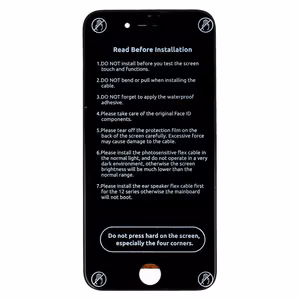 LCD-näyttö NCC iPhone 7:lle musta Select