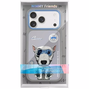 Nimmy Cool&Cute 2.0 Nag Suojakuori iPhone 17 Pro:lle - Harmaa