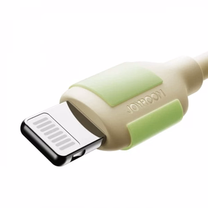 Joyroom S-A53 30W USB-C - Lightning -kaapeli fluoresoivalla kärjellä 2 m - beige