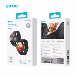 BWOO älykello WA-10 1.32” AMOLED musta