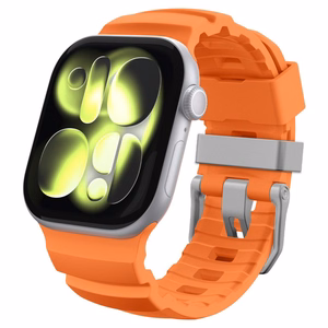 Spigen WBS2 Ranneke Apple Watch 8/9/10/11/SE/Ultra (44/45/46/49 mm) Oranssi