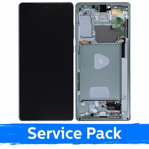 LCD Display Compatible With Samsung N980 (N981) Note 20 With Frame / Mystic Green / (Service Pack)
