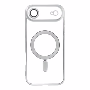Suojakuori iPhone 17 AIR Electro Mag Cover MagSafe-yhteensopiva hopeinen
