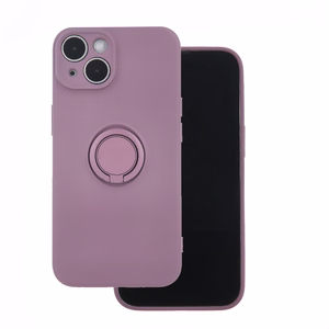 Puhelimen suojakuori sormipidikkeellä iPhone 15 Pro 6,1' vaaleanvioletti