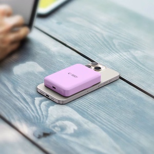 Tech-Protect LifeMag MagSafe PB11 10000mAh Power Bank - vaaleanpunainen