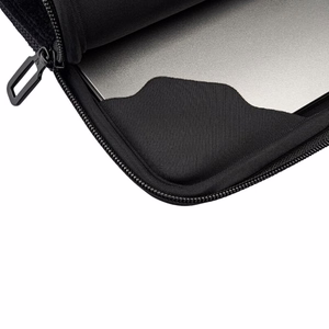 Tucano Velluto 2 neoprene sleeve with velvet exterior for 14-inch MacBook Pro and 13-inch laptops, black