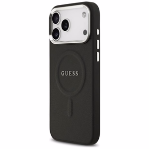 Guess Classic Logo MagSafe Suojakuori iPhone 17 Pro Max:lle - musta