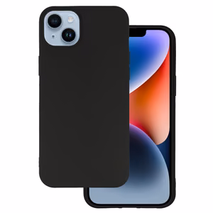 Back Case Matt Suojakuori iPhone 14:lle musta