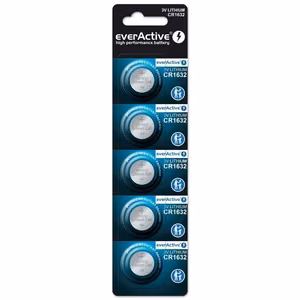 Litiumparisto mini everActive CR1632 5 kpl
